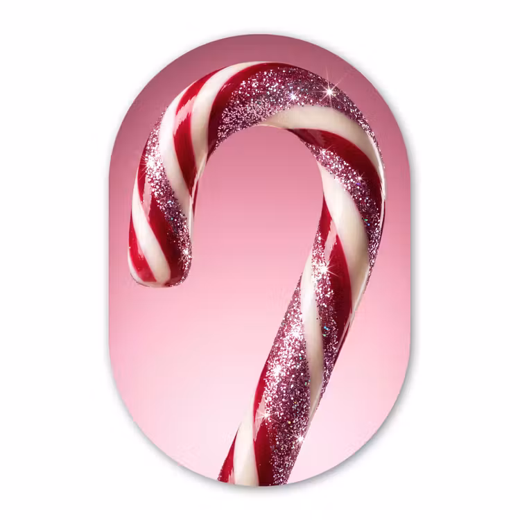 Muurovaal - Zuurstok - Glinsterend - Roze — 3