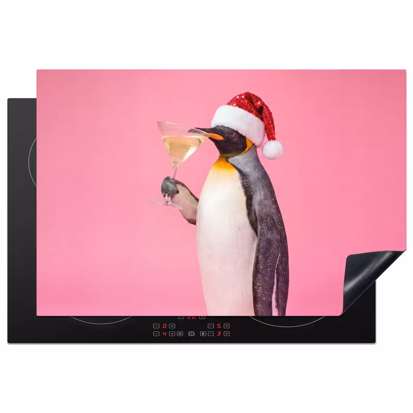Inductiebeschermer - Pinguïn - Kerst - Feest — 1