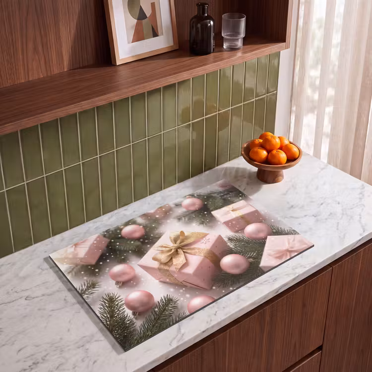 Inductiebeschermer - Cadeau - Kerst - Roze β 3