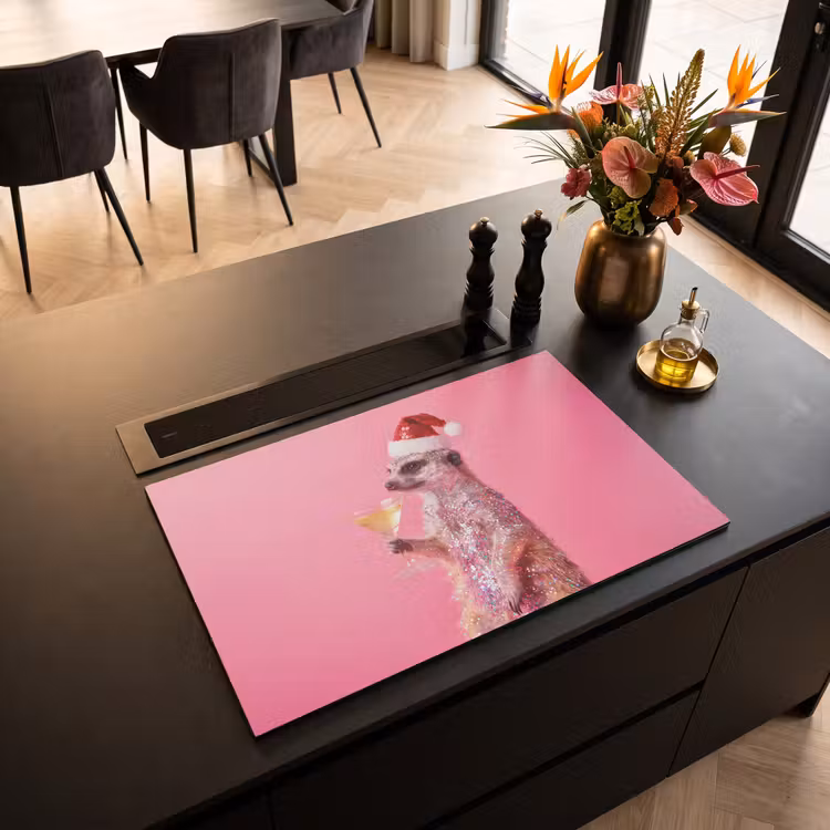 Inductiebeschermer - Dieren - Glitter - Feest — 2
