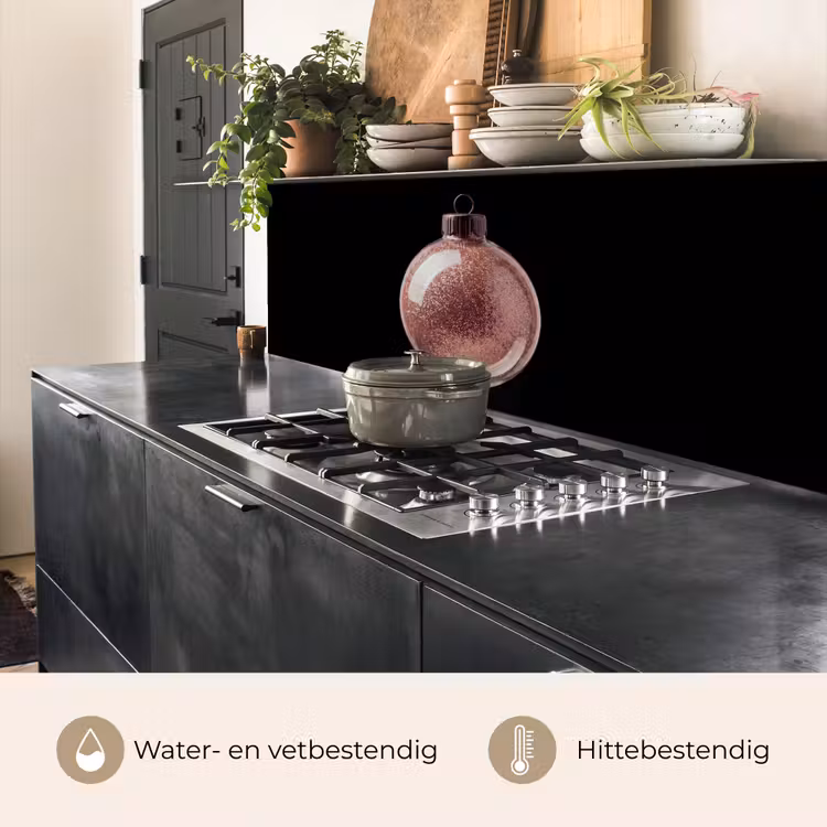 Keuken achterwand - Kerstbal - Roségoud - Kerst — 5