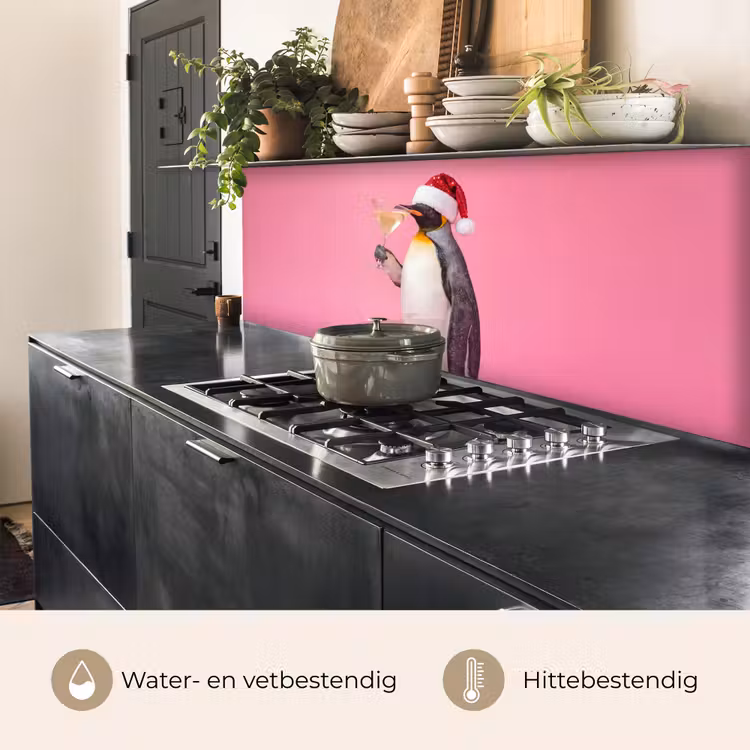Keuken achterwand - Pinguïn - Kerst - Feest — 5