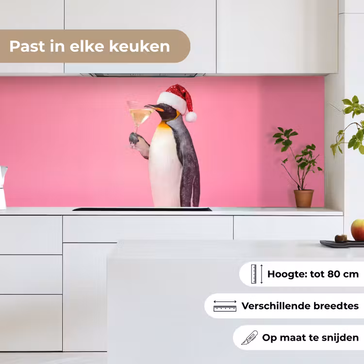 Keuken achterwand - Pinguïn - Kerst - Feest — 7