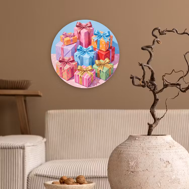 Muurcirkel glas - Geschenken - Feest - Kleurrijk — 2