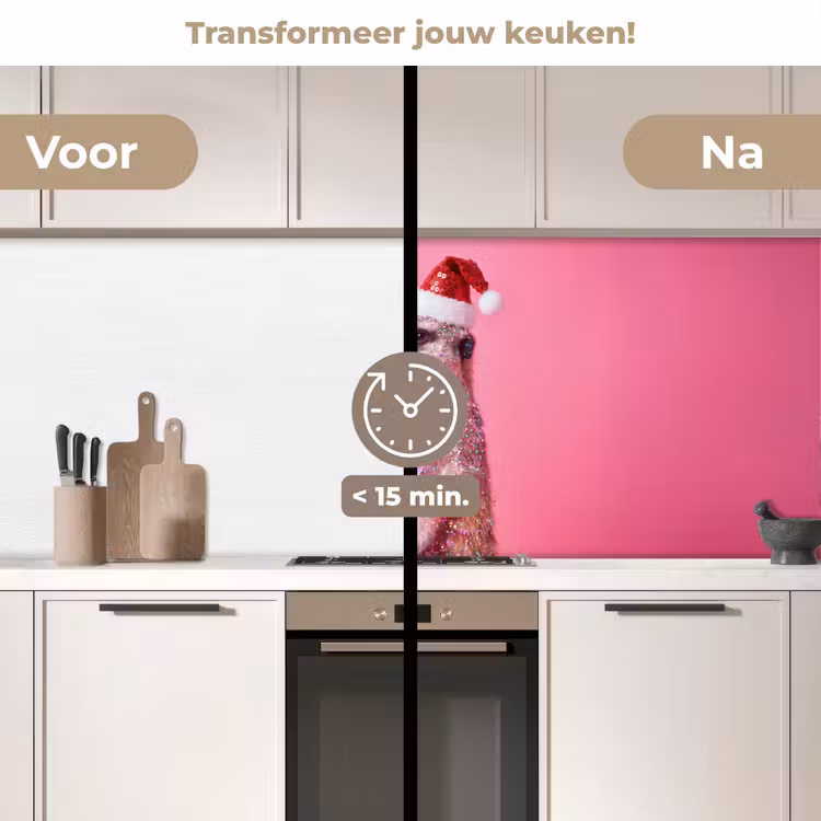 Keuken achterwand - Dieren - Glitter - Feest — 3