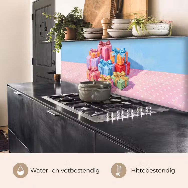 Keuken achterwand - Geschenken - Feest - Kleurrijk — 5