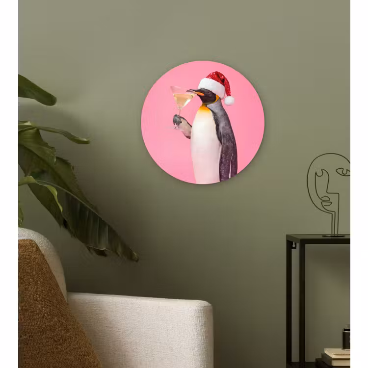 Muurcirkel - Pinguïn - Kerst - Feest — 3