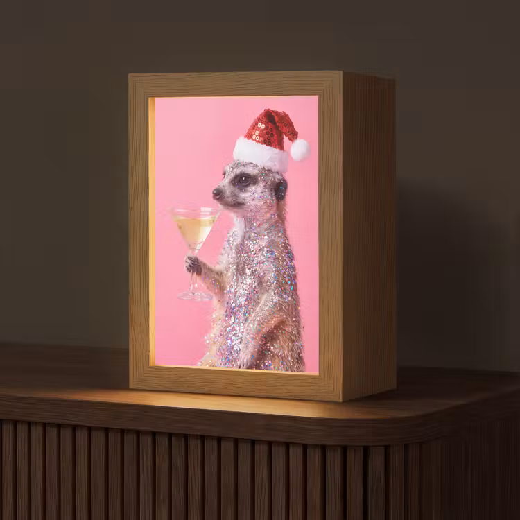 Gepersonaliseerd Lightbox - Dieren - Glitter - Feest — 1