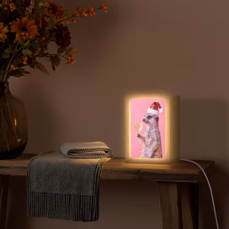 Gepersonaliseerd Lightbox - Dieren - Glitter - Feest — 3
