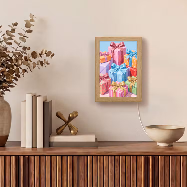 Gepersonaliseerd Lightbox - Geschenken - Feest - Kleurrijk — 4