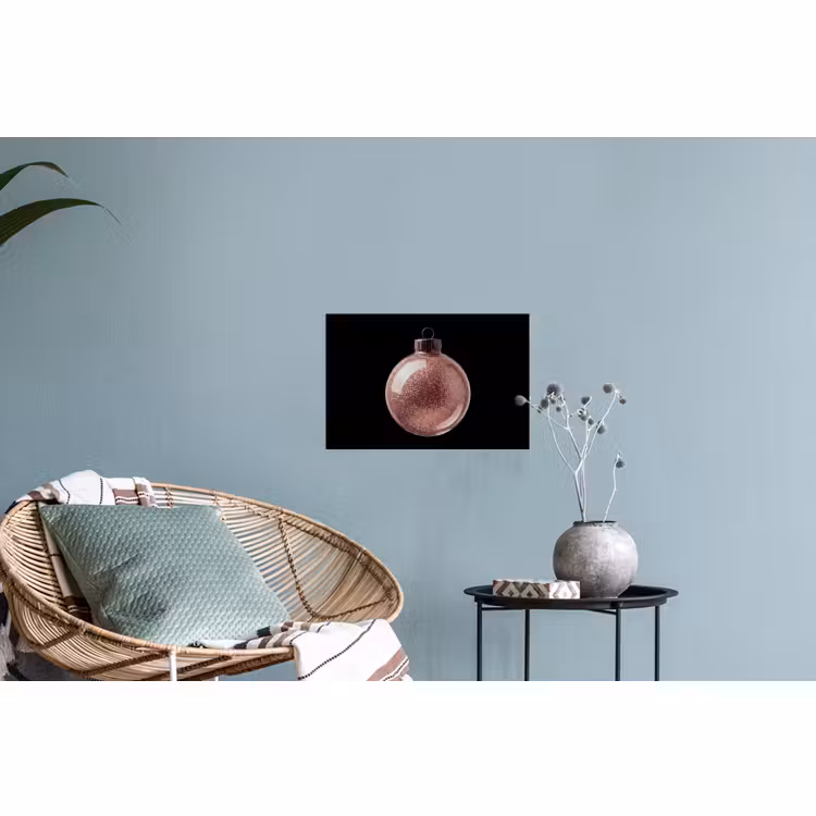 Muursticker - Kerstbal - Roségoud - Kerst — 4