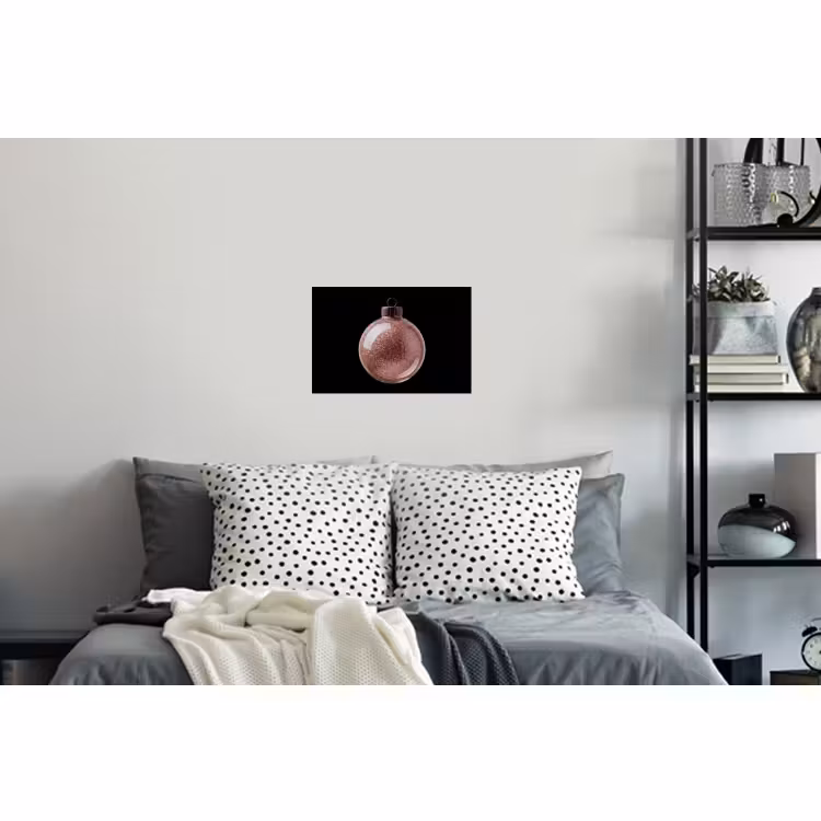 Muursticker - Kerstbal - Roségoud - Kerst — 5