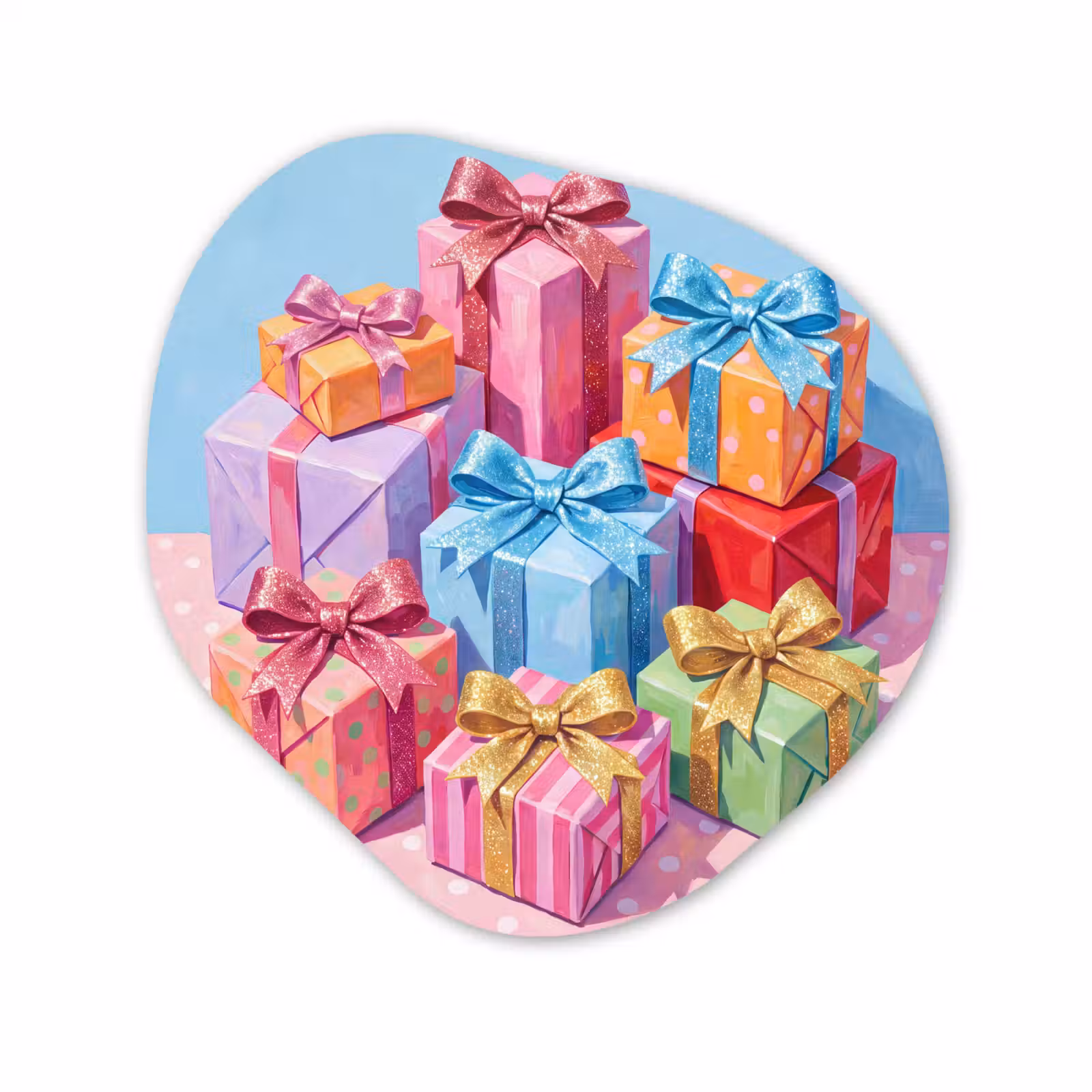 Organisch schilderij forex - Geschenken - Feest - Kleurrijk — 1
