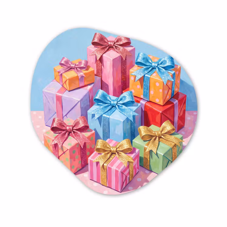 Organisch schilderij forex - Geschenken - Feest - Kleurrijk — 1
