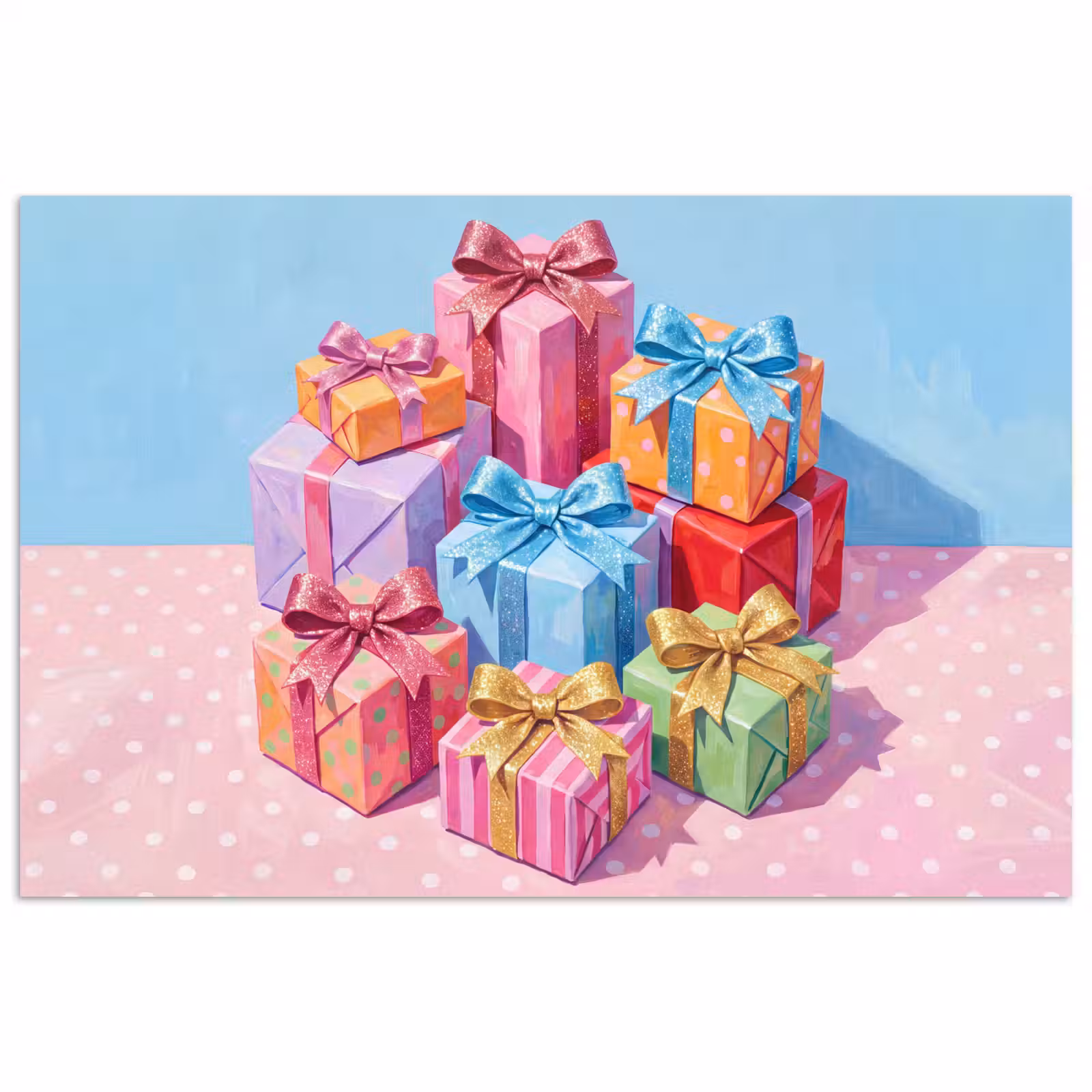 Poster - Geschenken - Feest - Kleurrijk — 1