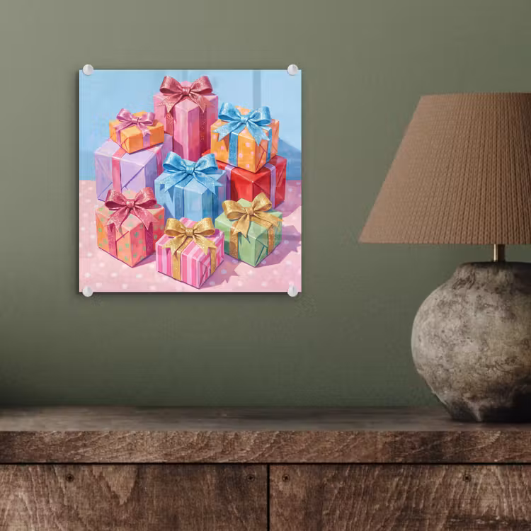 Glas schilderij - Geschenken - Feest - Kleurrijk — 4