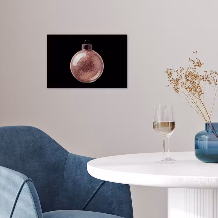 Poster - Kerstbal - Roségoud - Kerst — 4