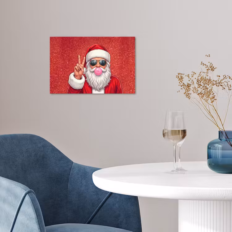 Poster - Kerstman - Zonnebril - Kerst — 4