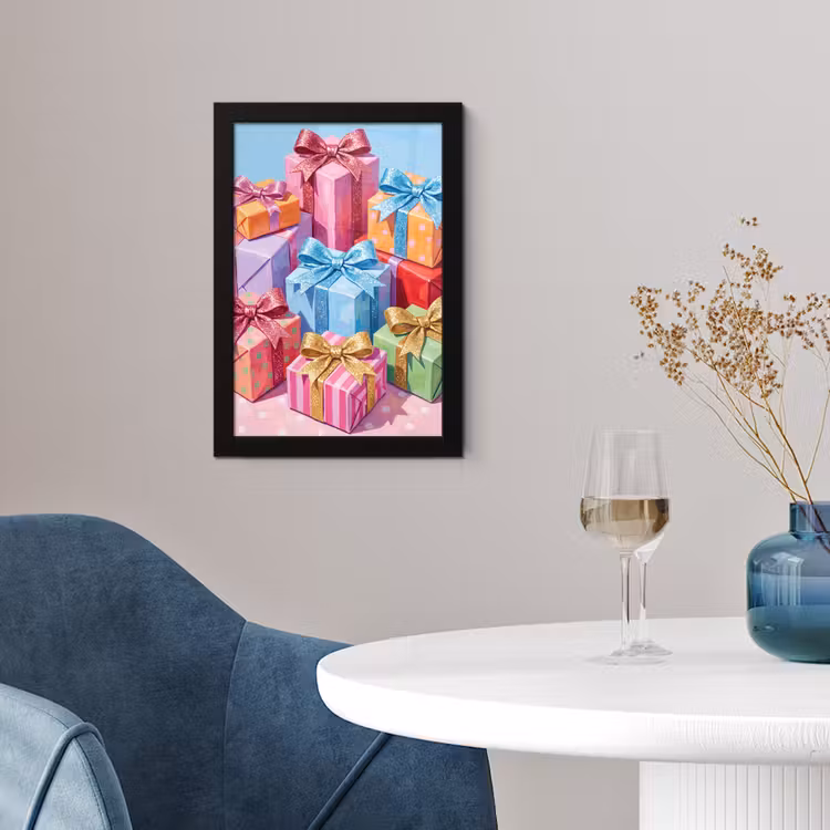 Poster met lijst - Geschenken - Feest - Kleurrijk — 2