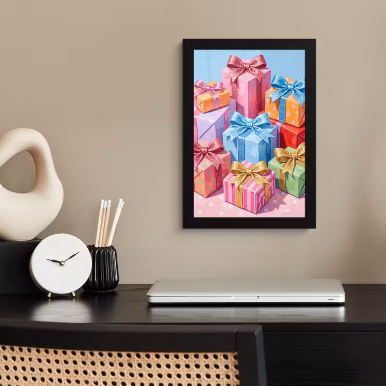 Poster met lijst - Geschenken - Feest - Kleurrijk — 3