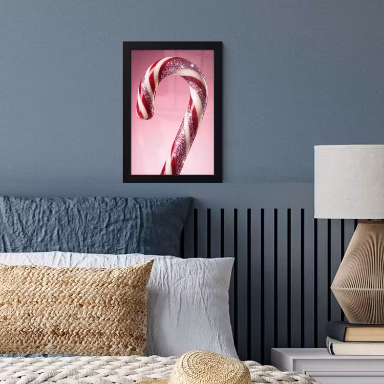 Poster met lijst - Zuurstok - Glinsterend - Roze — 4