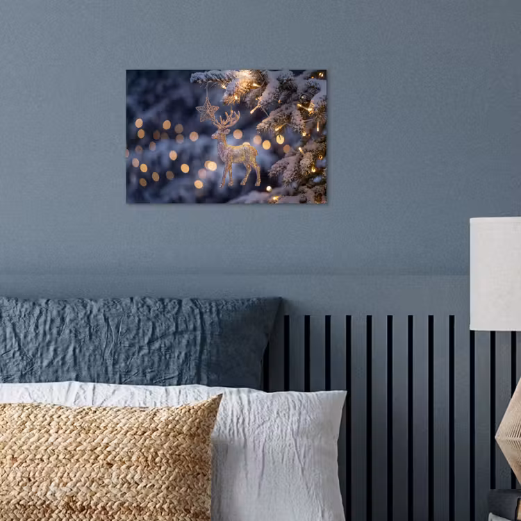 Poster - Rendier - Kerst - Sneeuw — 3