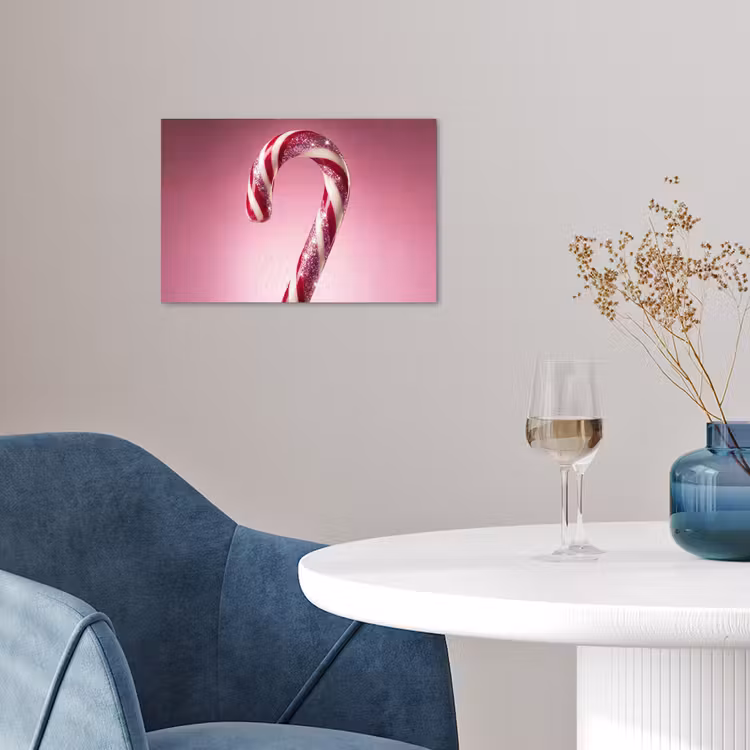 Poster - Zuurstok - Glinsterend - Roze — 4