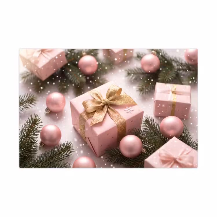 Speelkleed - Cadeau - Kerst - Roze — 1