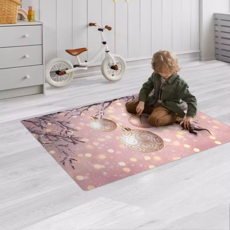 Speelkleed - Kerstbal - Roze - Winter — 2