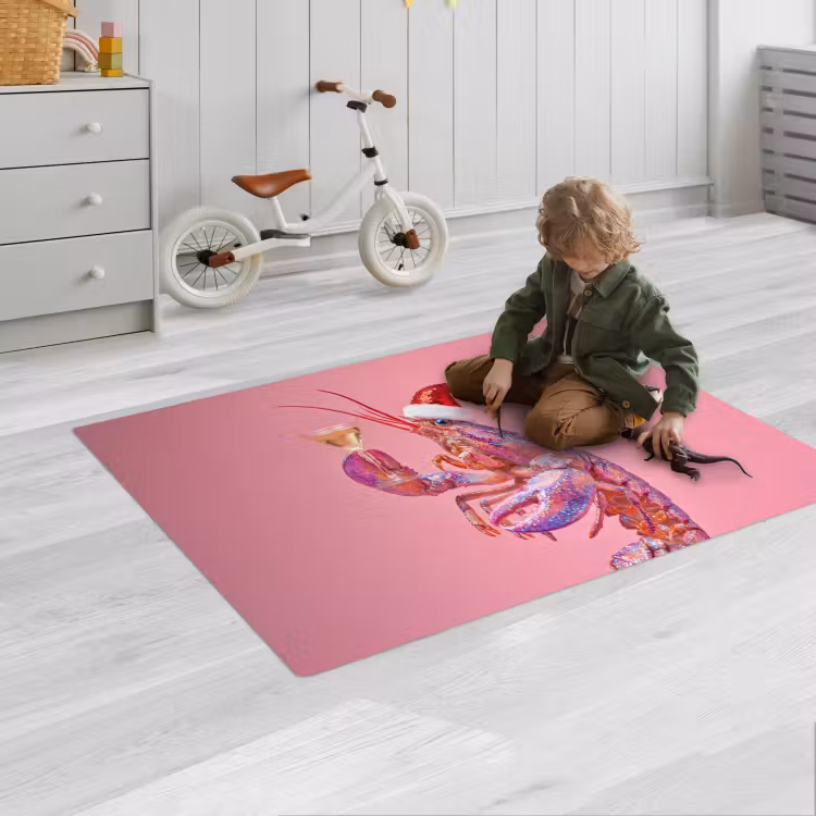Speelkleed - Kreeft - Kerst - Roze — 2