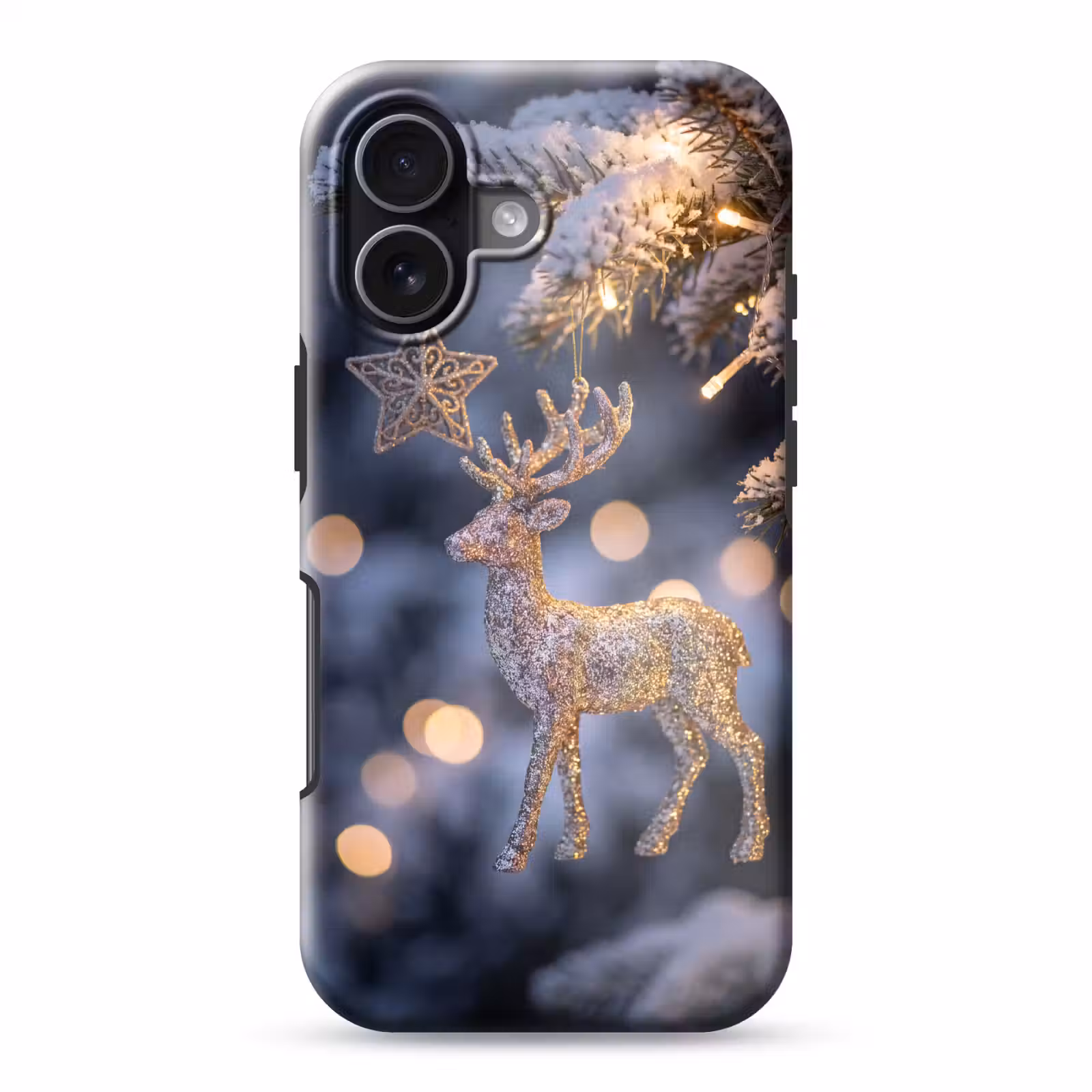 Telefoonhoesje Toughcase - Rendier - Kerst - Sneeuw — 1