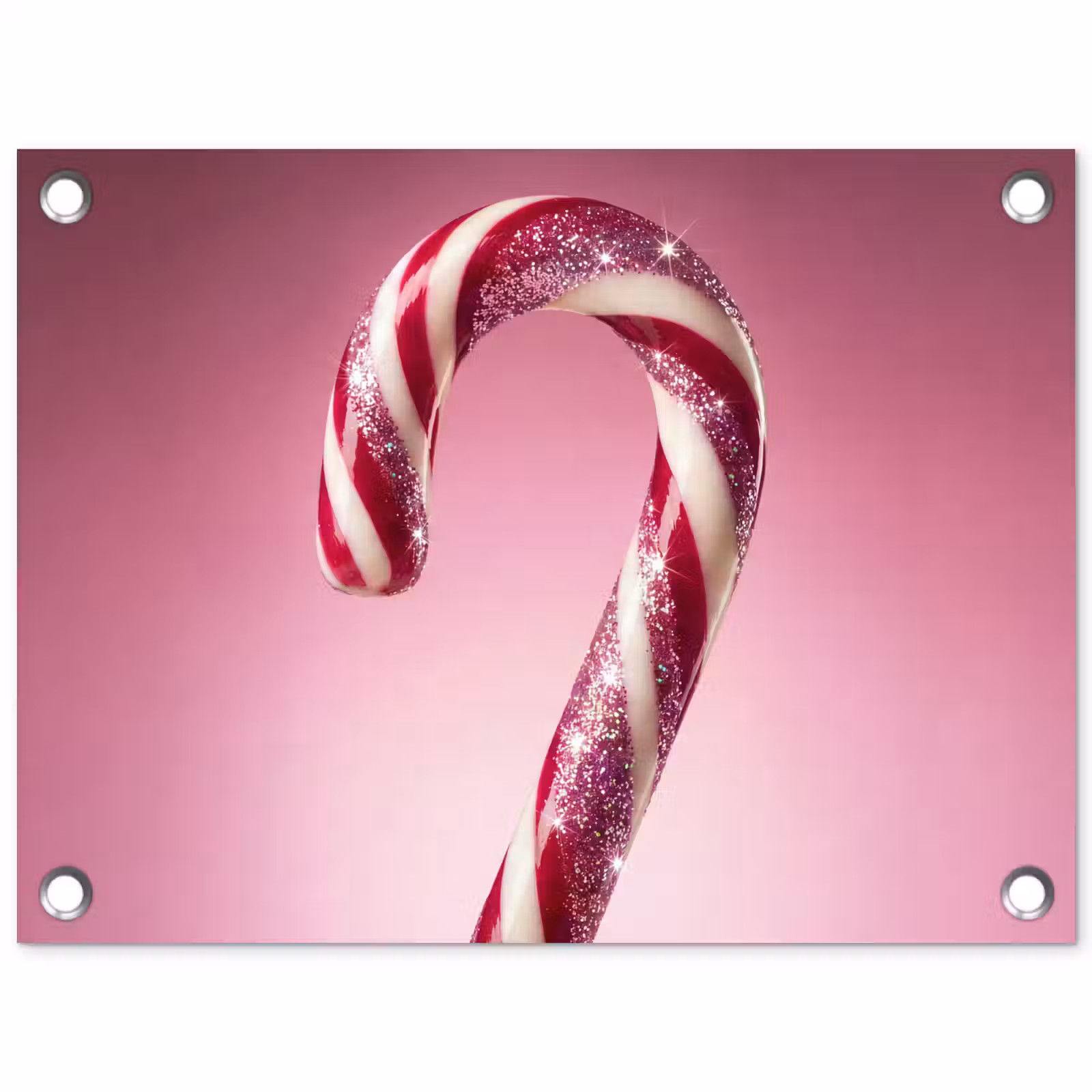Tuinposter - Zuurstok - Glinsterend - Roze — 1