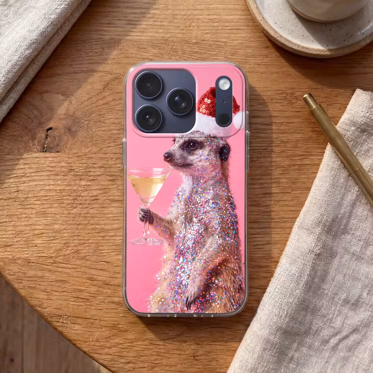 Telefoonhoesje - Dieren - Glitter - Feest — 2