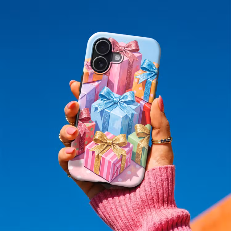 Telefoonhoesje Toughcase - Geschenken - Feest - Kleurrijk — 2