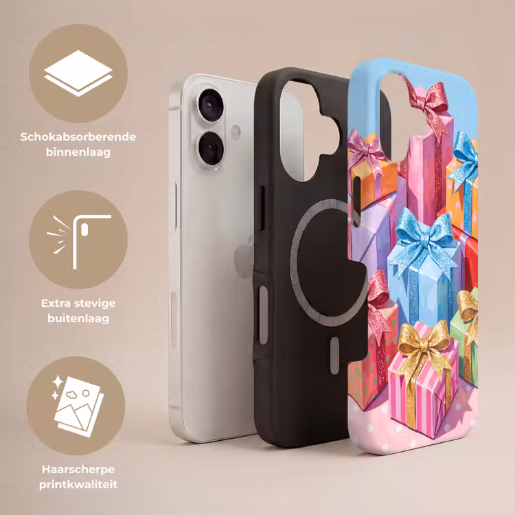 Telefoonhoesje Toughcase - Geschenken - Feest - Kleurrijk — 3