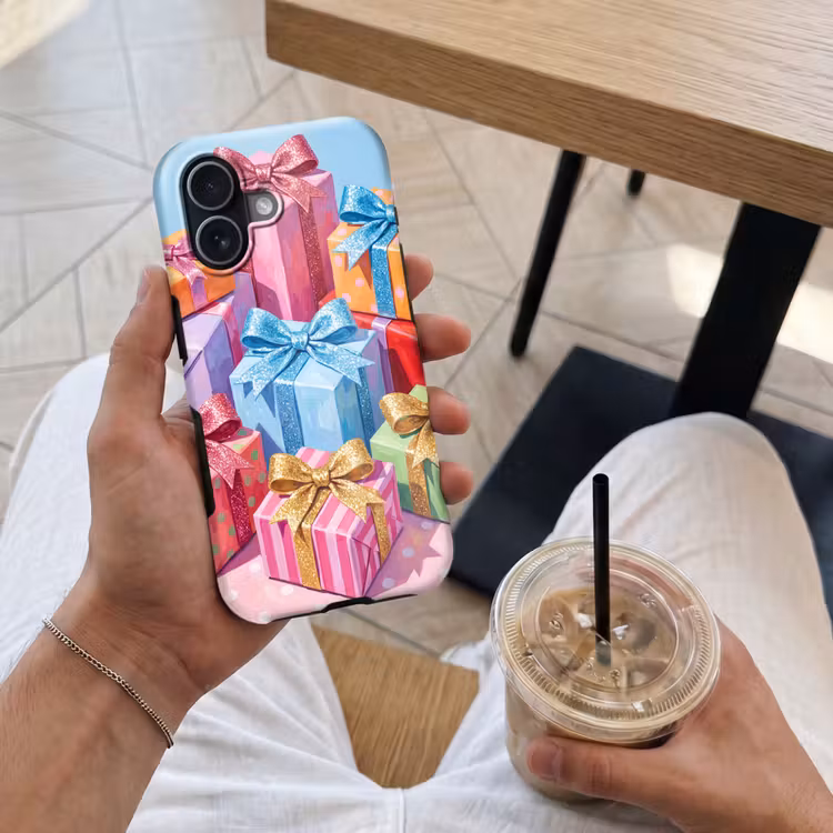 Telefoonhoesje Toughcase - Geschenken - Feest - Kleurrijk — 4