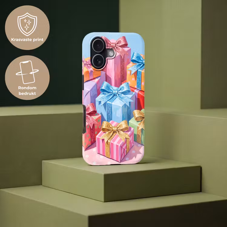 Telefoonhoesje Toughcase - Geschenken - Feest - Kleurrijk — 7
