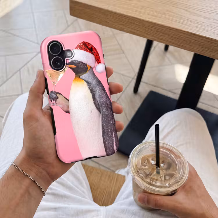 Telefoonhoesje Toughcase - Pinguïn - Kerst - Feest — 4
