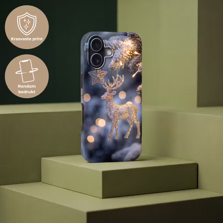 Telefoonhoesje Toughcase - Rendier - Kerst - Sneeuw — 7