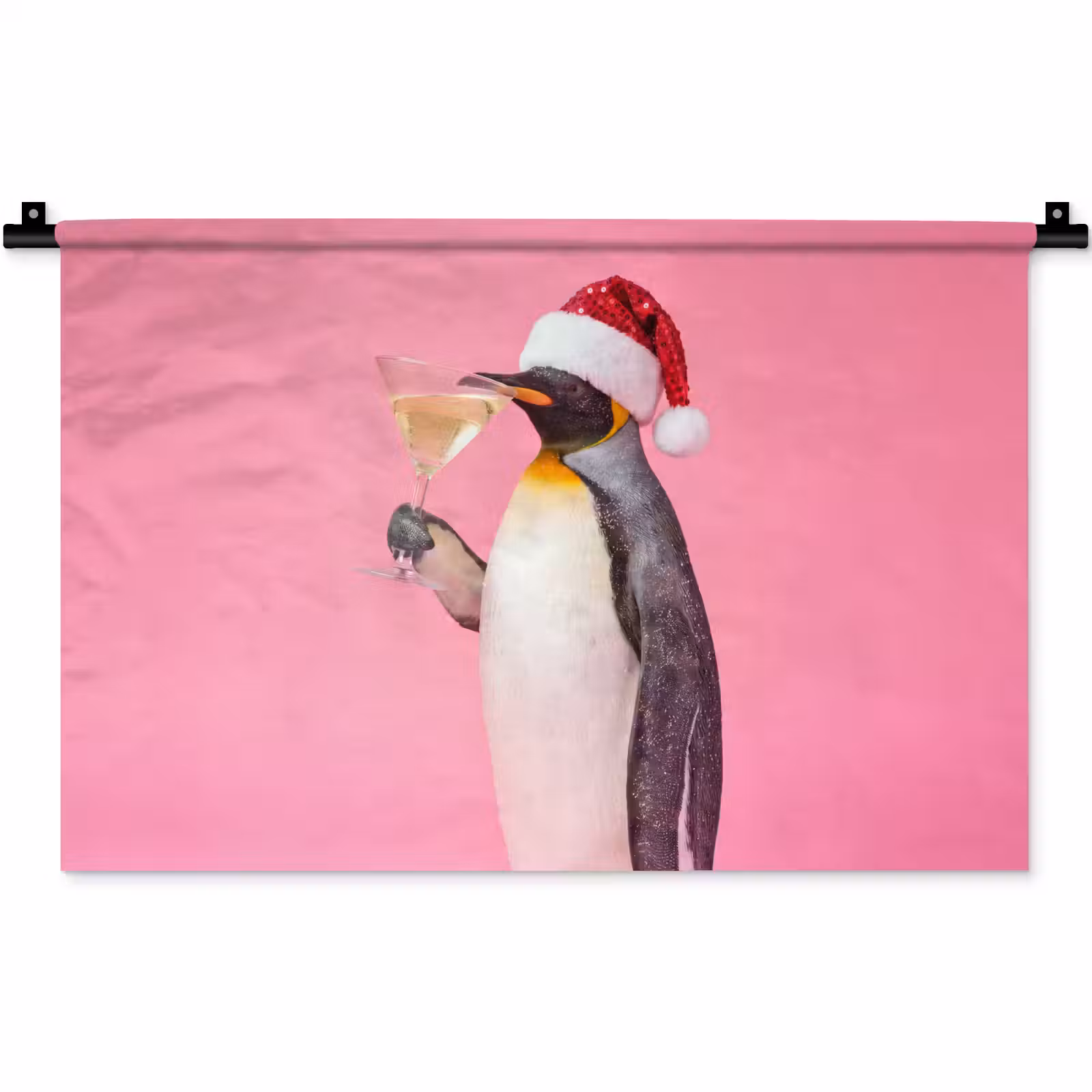 Wandkleed - Pinguïn - Kerst - Feest — 1