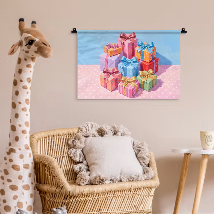 Wandkleed - Geschenken - Feest - Kleurrijk — 5