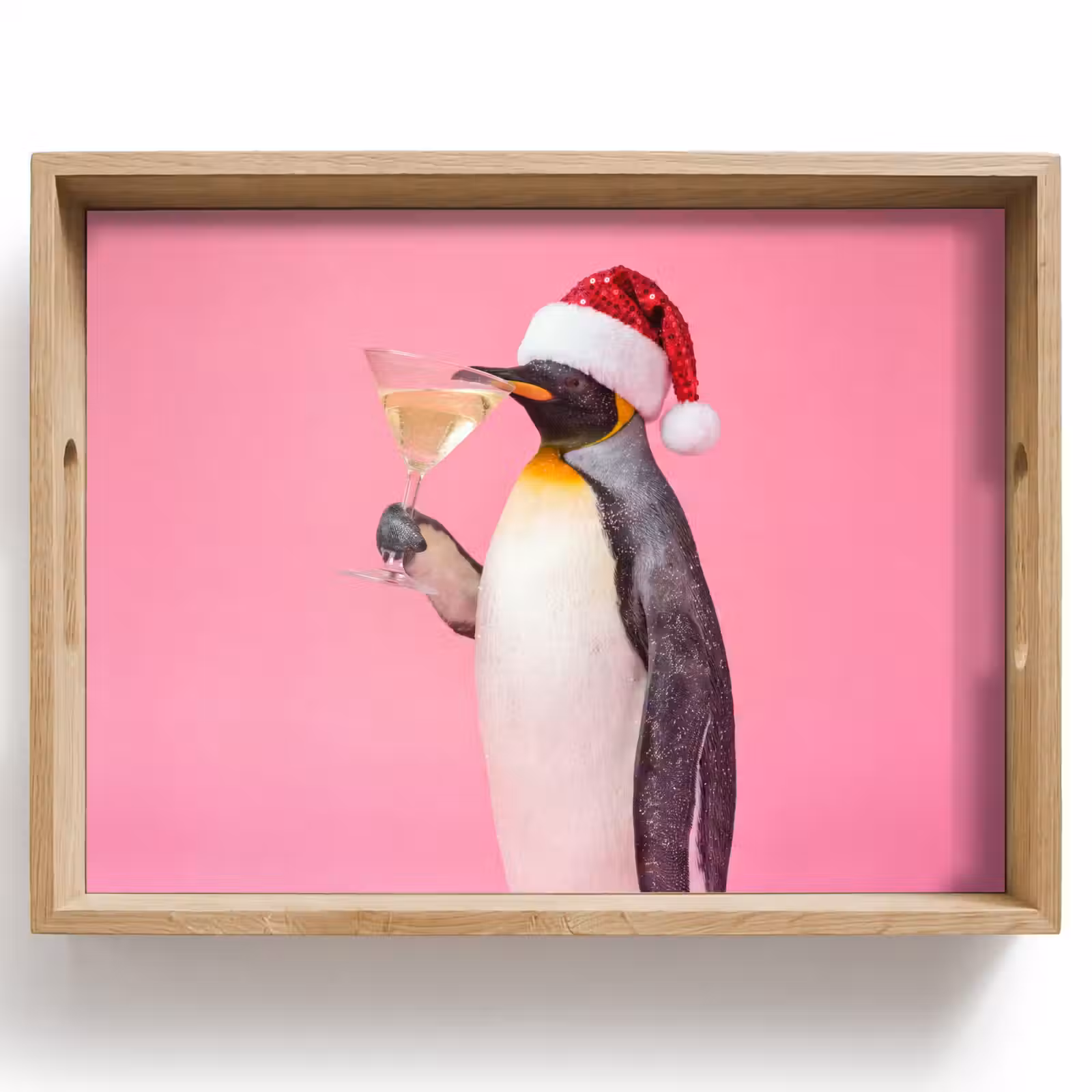 Dienblad - Pinguïn - Kerst - Feest — 1