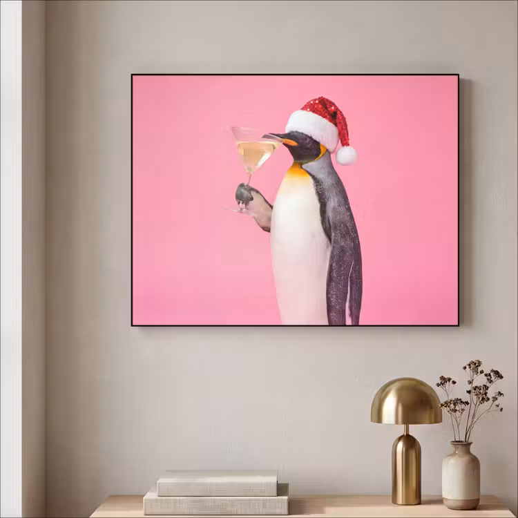 Art frame - Pinguïn - Kerst - Feest — 5
