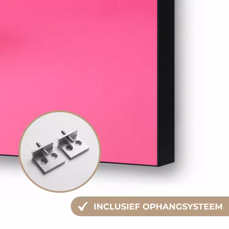 Art frame - Vogel - Kerst - Roze — 6
