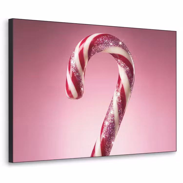 Art frame - Zuurstok - Glinsterend - Roze — 1