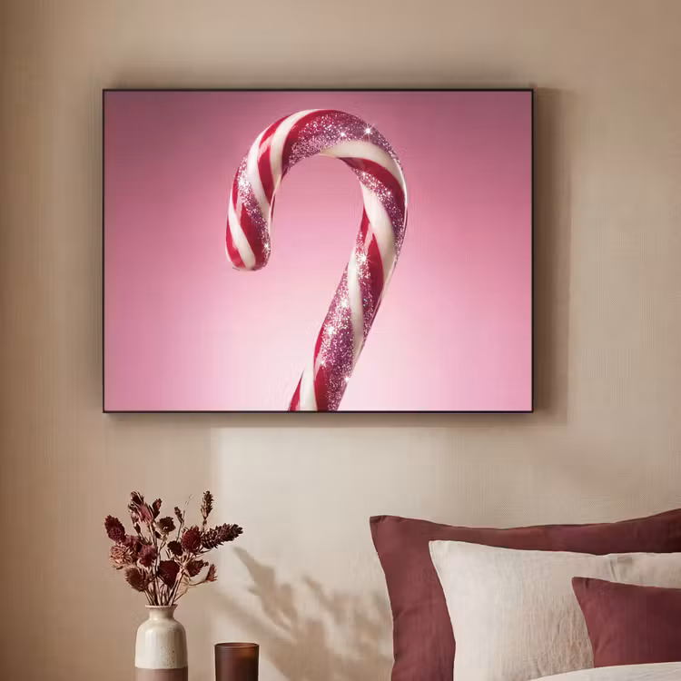 Art frame - Zuurstok - Glinsterend - Roze — 3
