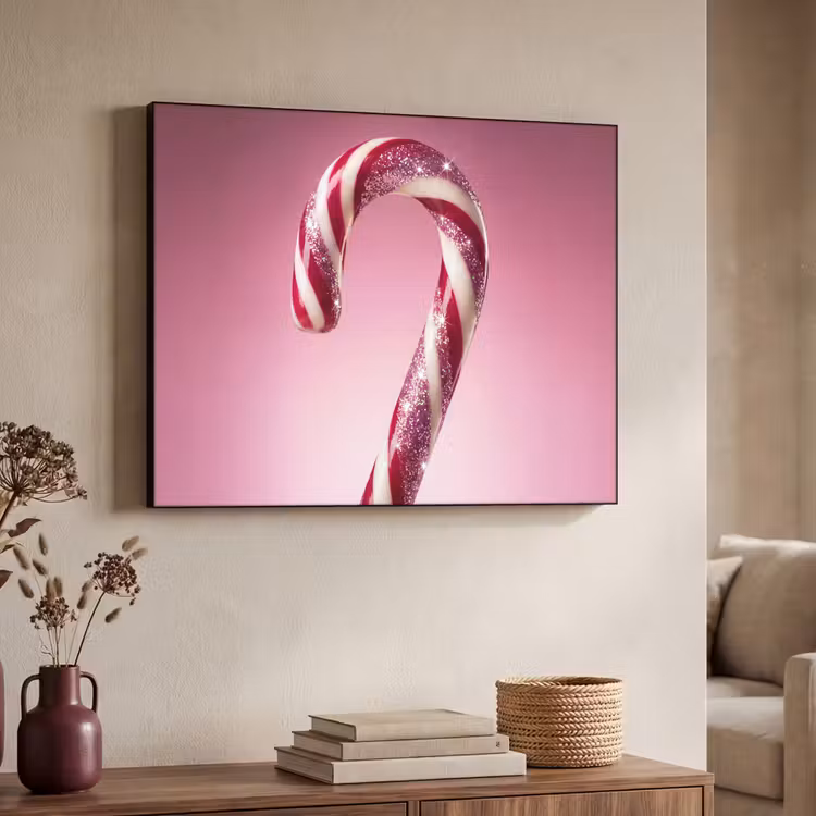 Art frame - Zuurstok - Glinsterend - Roze — 7
