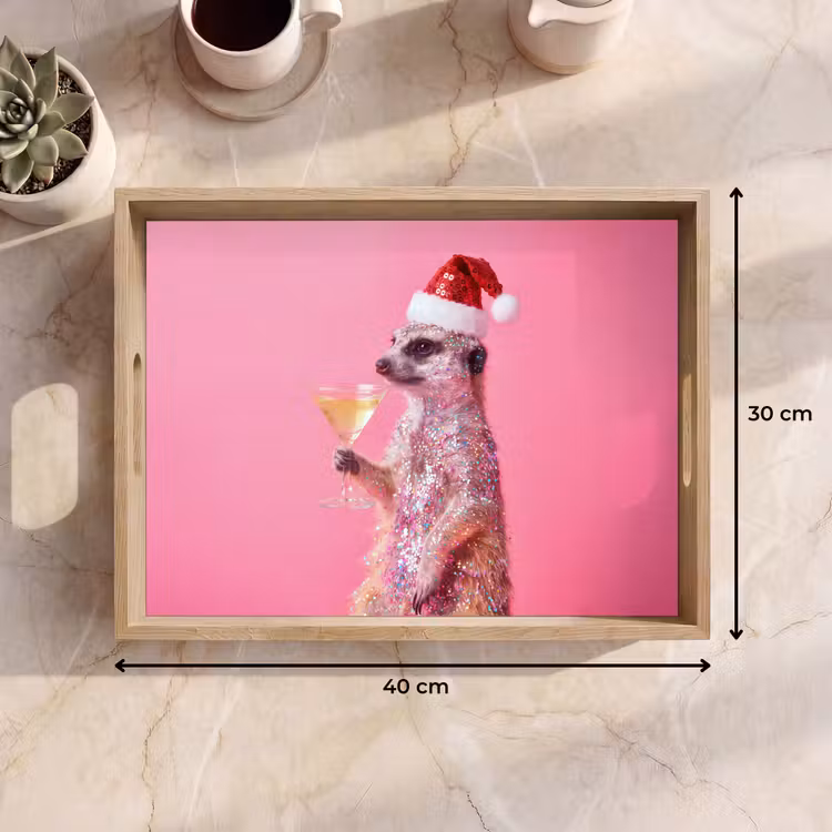 Dienblad - Dieren - Glitter - Feest — 9