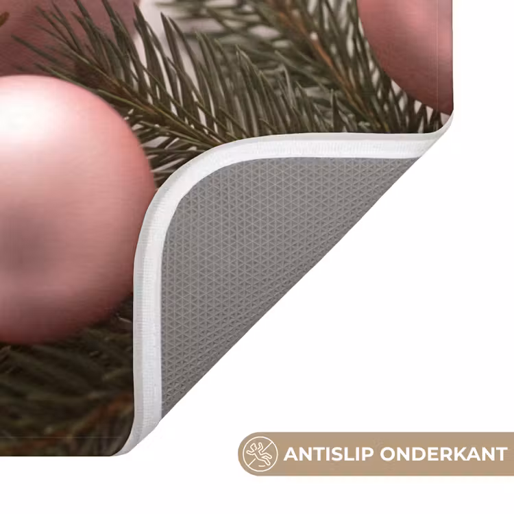 WC Mat - Cadeau - Kerst - Roze — 4