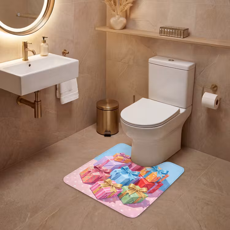 WC Mat - Geschenken - Feest - Kleurrijk — 3
